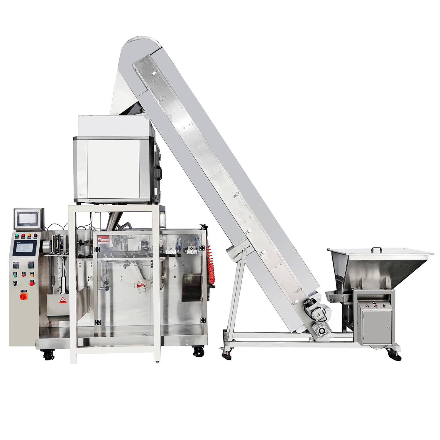 Fully Automatic Granule Bag Packaging Machine Production Line
